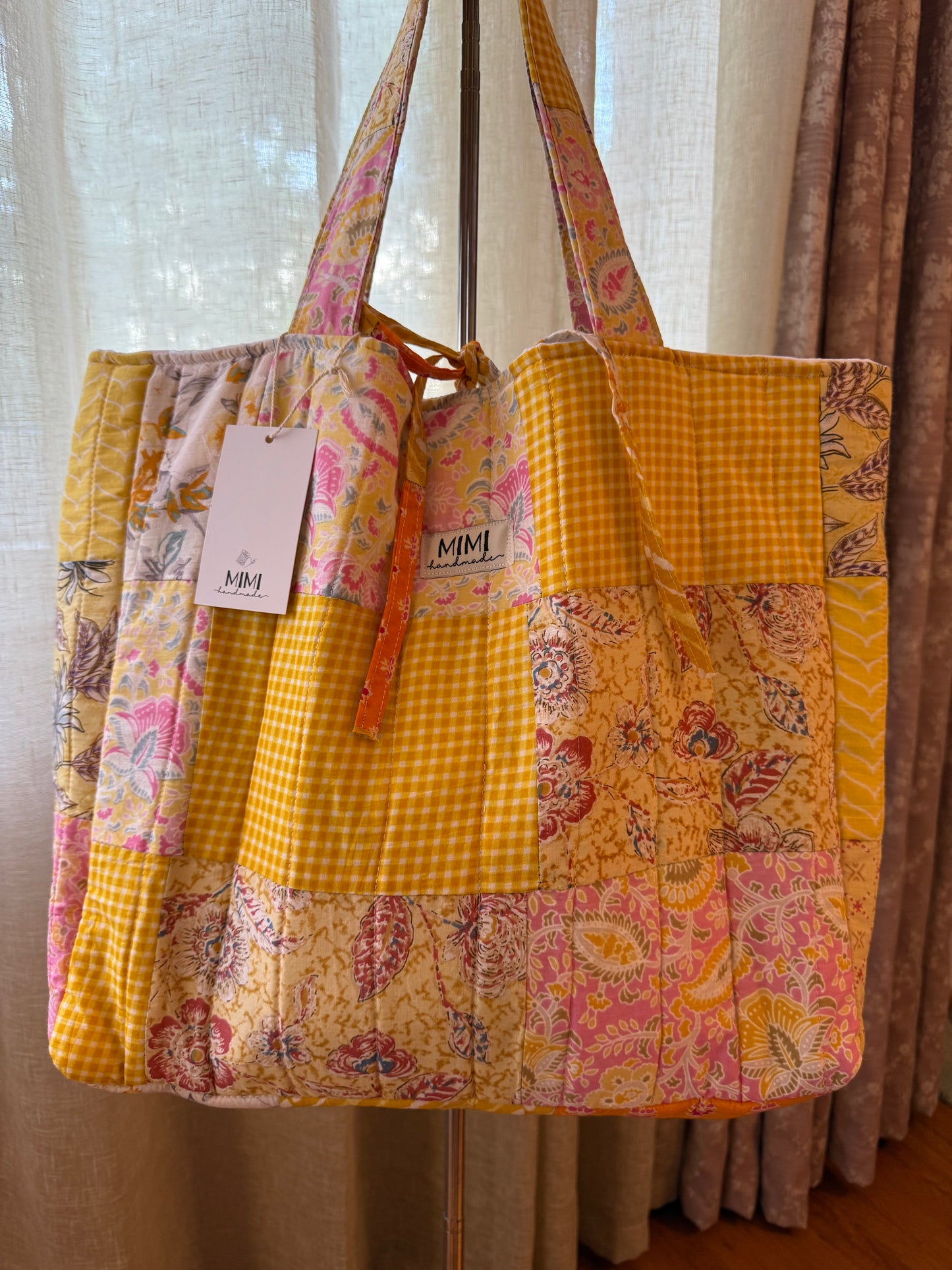 Golden Petal Tote