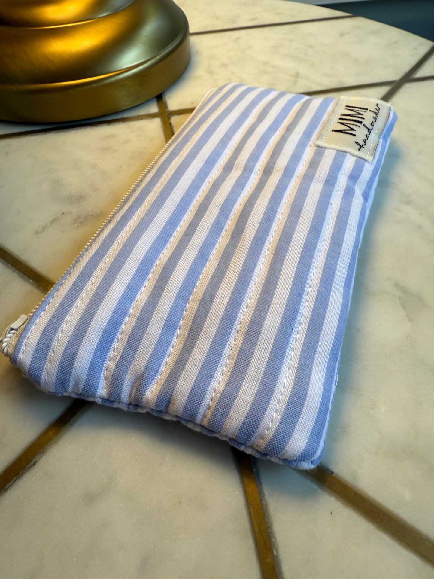 Striped Glasses Pouch