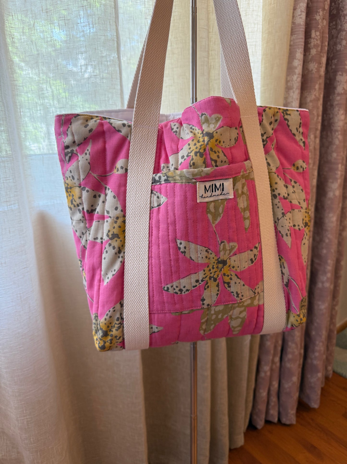 The Fuchsia Field Tote