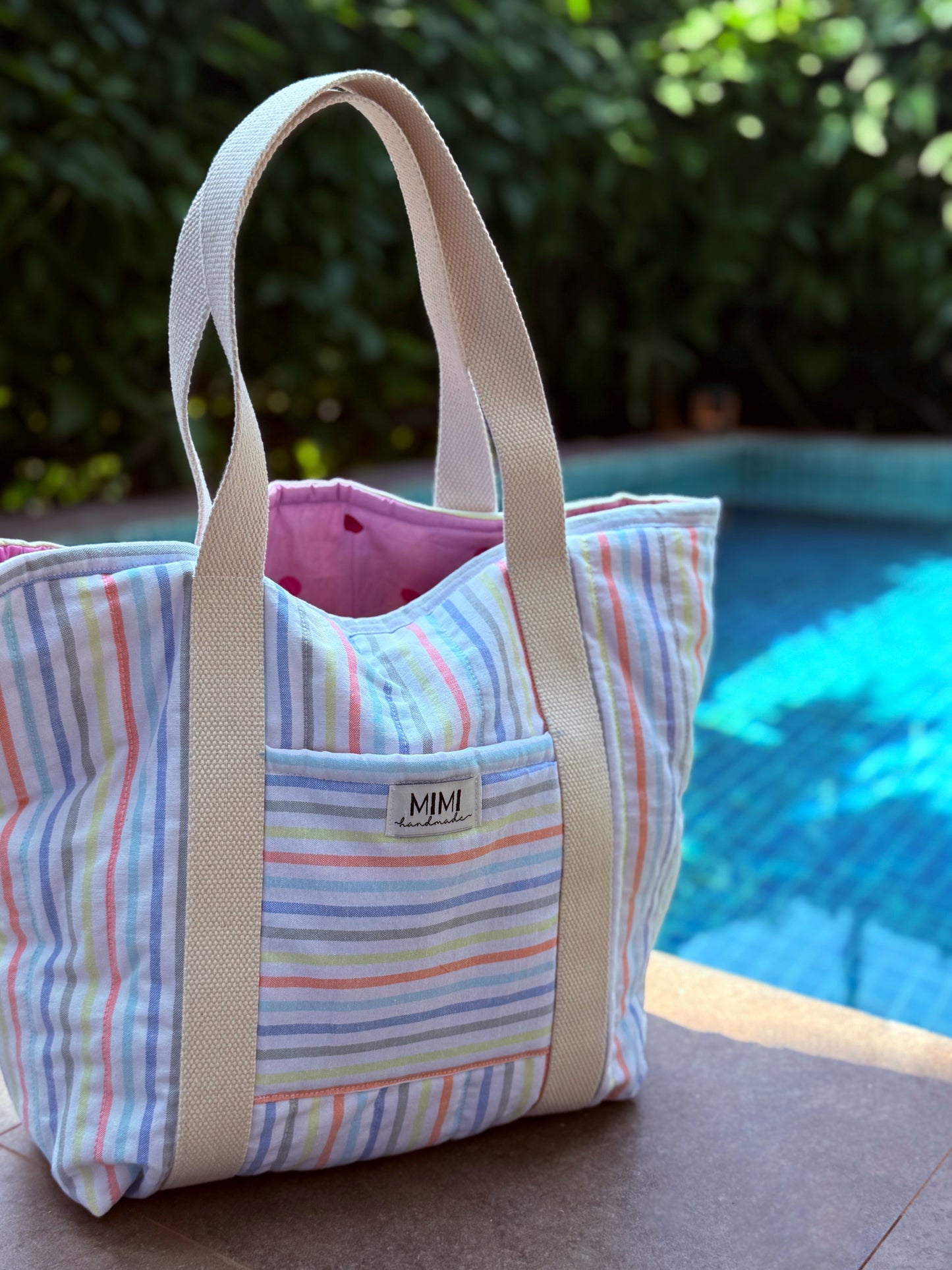 The Candy Stripe Tote