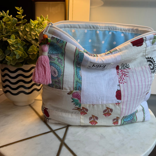 Pastel Patch Quilted Pouch