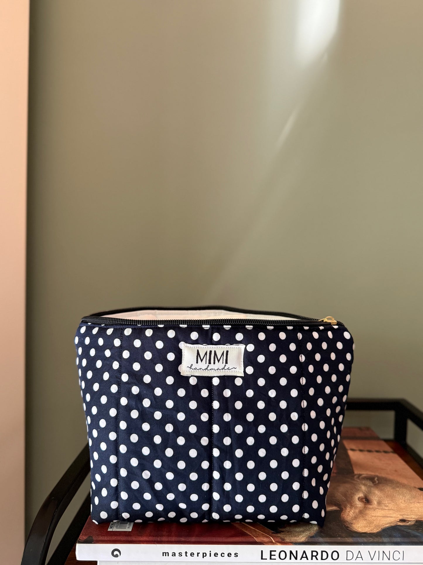 Midnight Polka Pouch