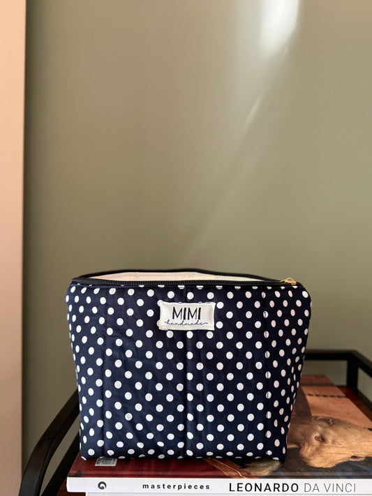Midnight Polka Pouch