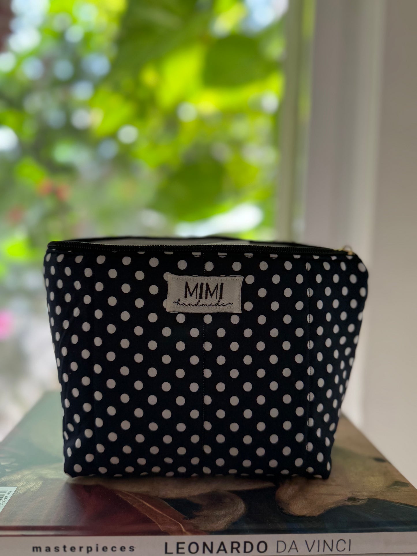 Midnight Polka Pouch